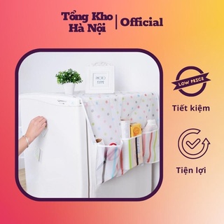 Tấm phủ tủ lạnh chống bụi tiện dụng có túi đựng đồ