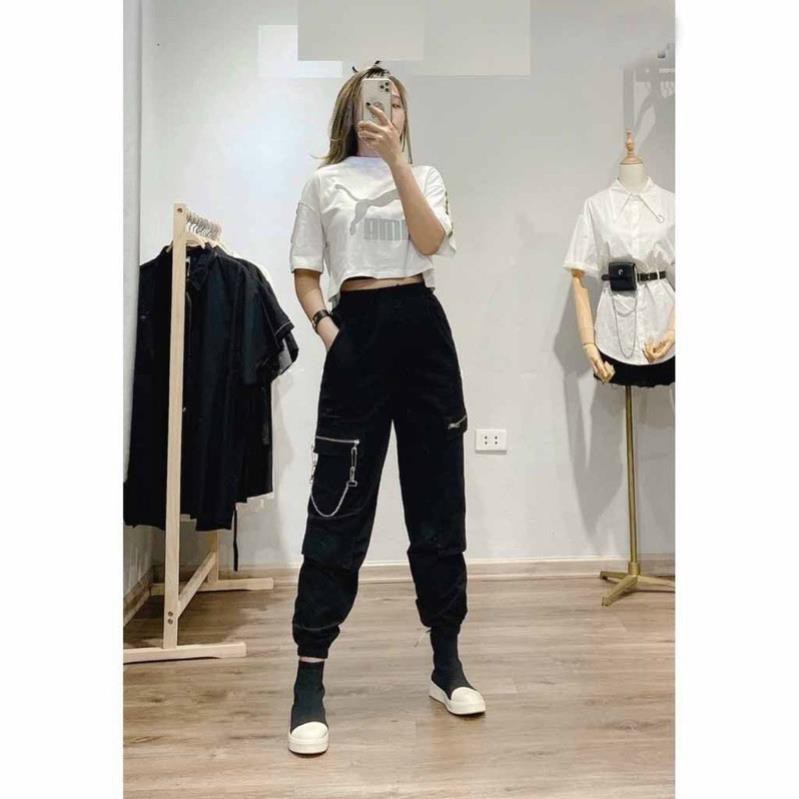 [ Form Chuẩn- Cực Chất ] Quần jogger túi hộp vải cotton dày đẹp co giãn form 50-70kg Hottrend 2021 | BigBuy360 - bigbuy360.vn