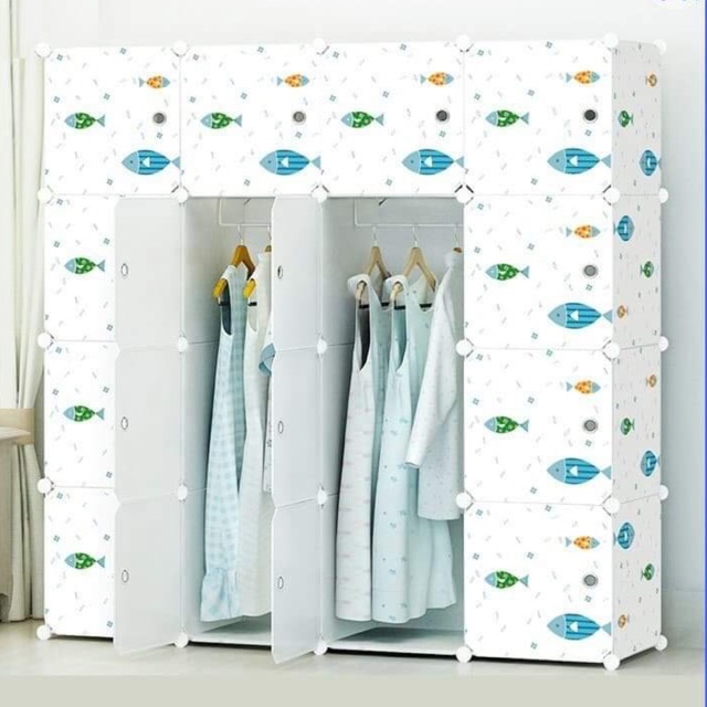 TỦ 16 Ô MẪU CÁ SÂU 47cm. Mẫu siêu HOT 2019.