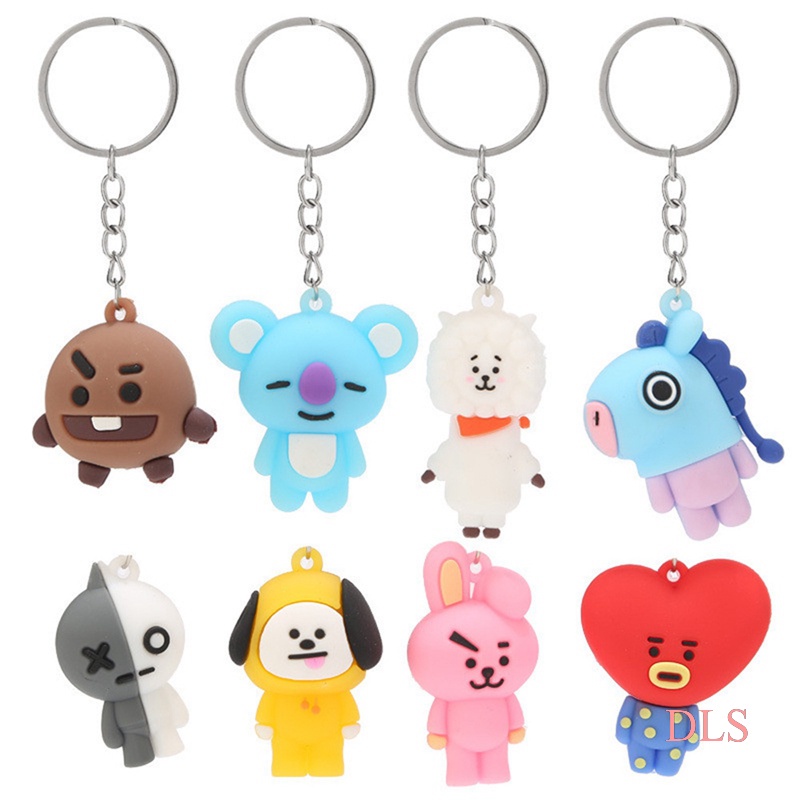BTS BT21 Móc Khóa Hình Nhân Vật Bt21 Dễ Thương