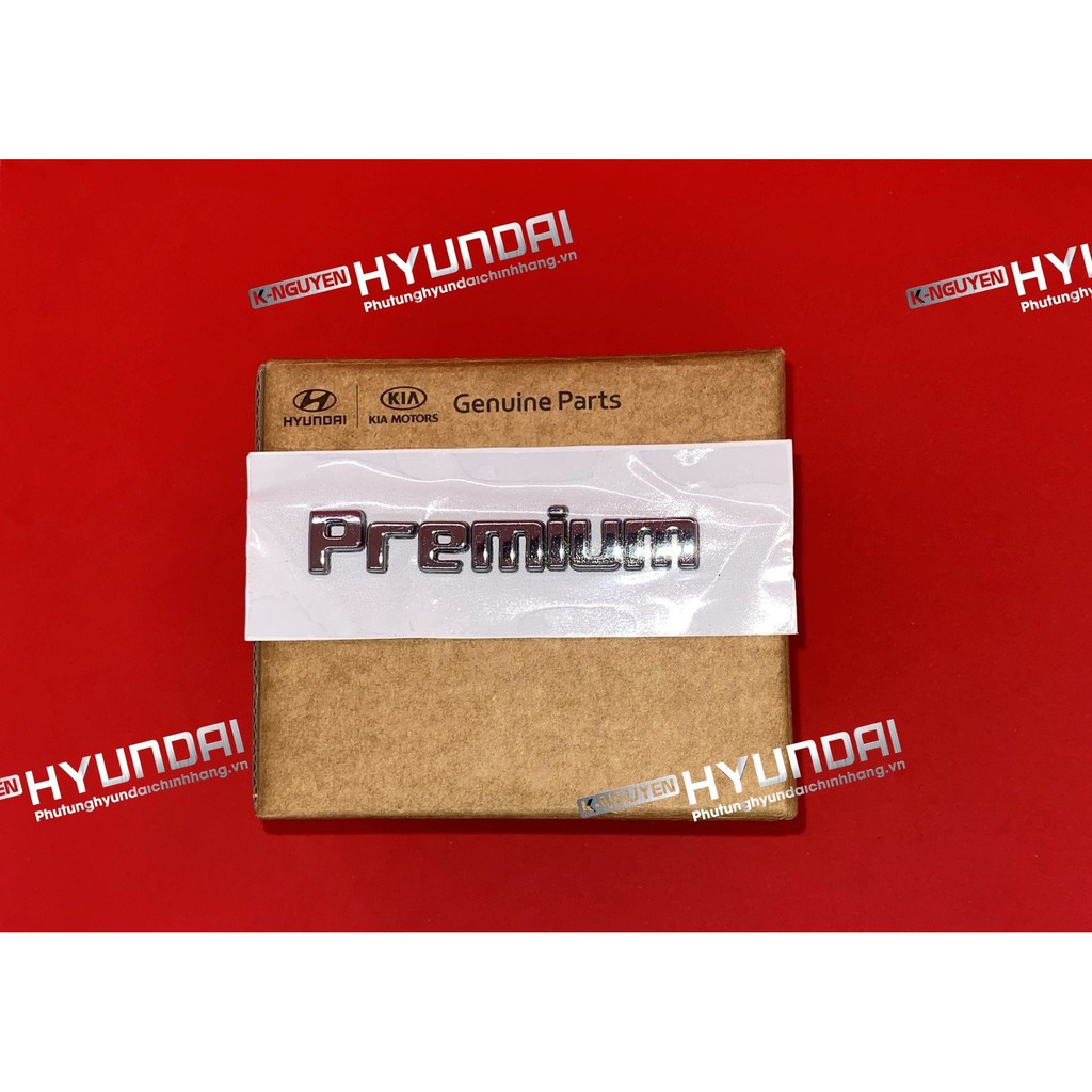 Logo chữ premium Santafe "HTRAC" Hyundai Santafe 2019 2020 2021