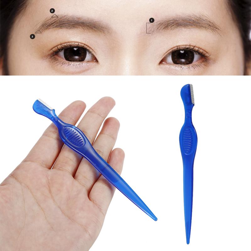 [Hàng mới về] Set 4 dao cạo lông mặt/tỉa lông mày đa năng thuận tiện dành cho nữ