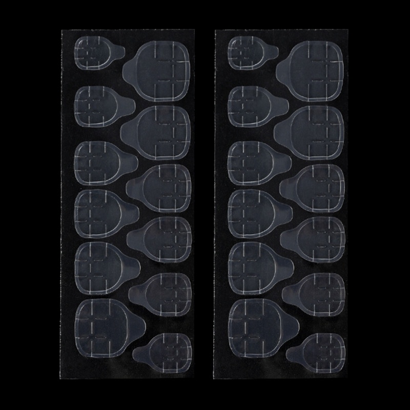 Bộ 10 Miếng Dán Hai Mặt Thoáng Khí Chống Thấm Nước Tự Dính Trang Trí Móng Tay DIY