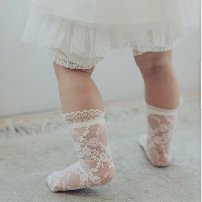 Tất ren handmade Hàn Quốc siêu xinh cho bé gái