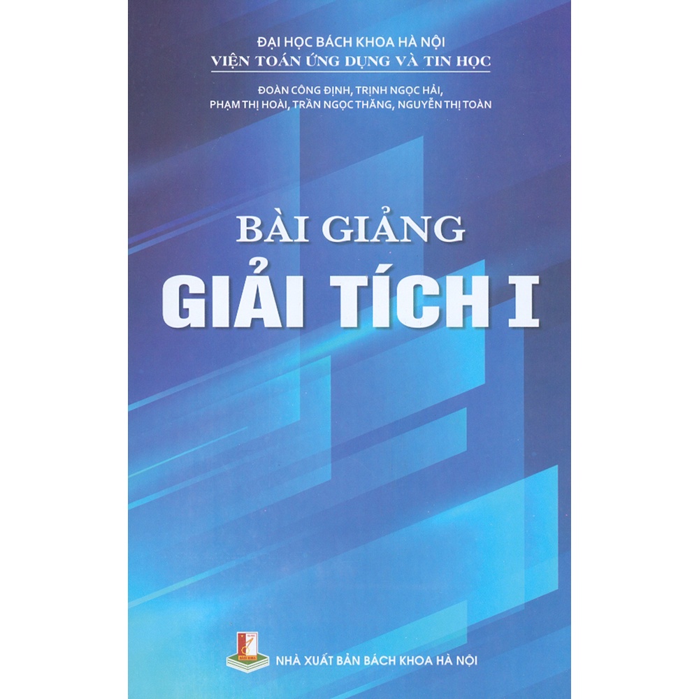 Sách - Bài Giảng Giải Tích I