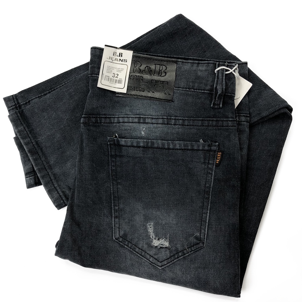 Quần Jean Nam rách gối phong cách Hàn Quốc cao cấp đẹp quần zin nam co giãn tốt QJ-144 | BigBuy360 - bigbuy360.vn