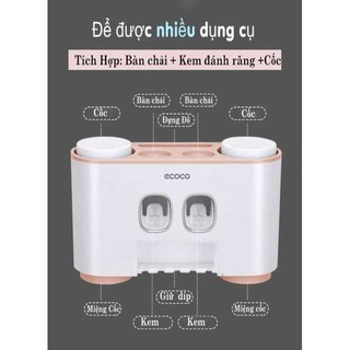 BỘ NHẢ KEM ĐÁNH RĂNG CAO CẤP ECOCO BR77[muarevodich]