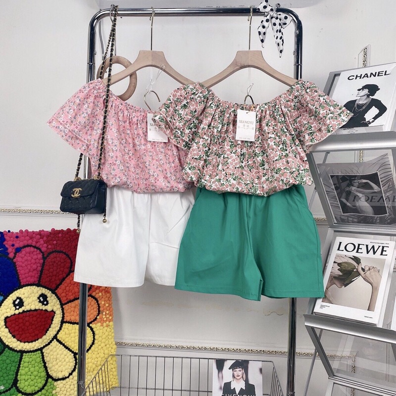 Bigsize sét trễ vai hoa siêu xinh
