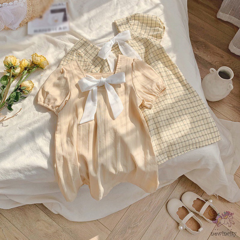 Đầm Công Chúa Tay Ngắn Phong Cách Hàn Quốc Xinh Xắn Cho Bé Gái