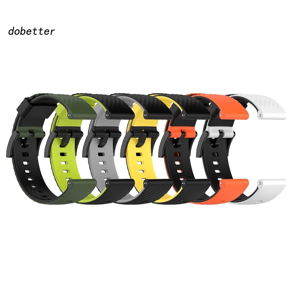 Dây Đeo Đồng Hồ Thể Thao Bằng Silicone Chống Nước 24mm