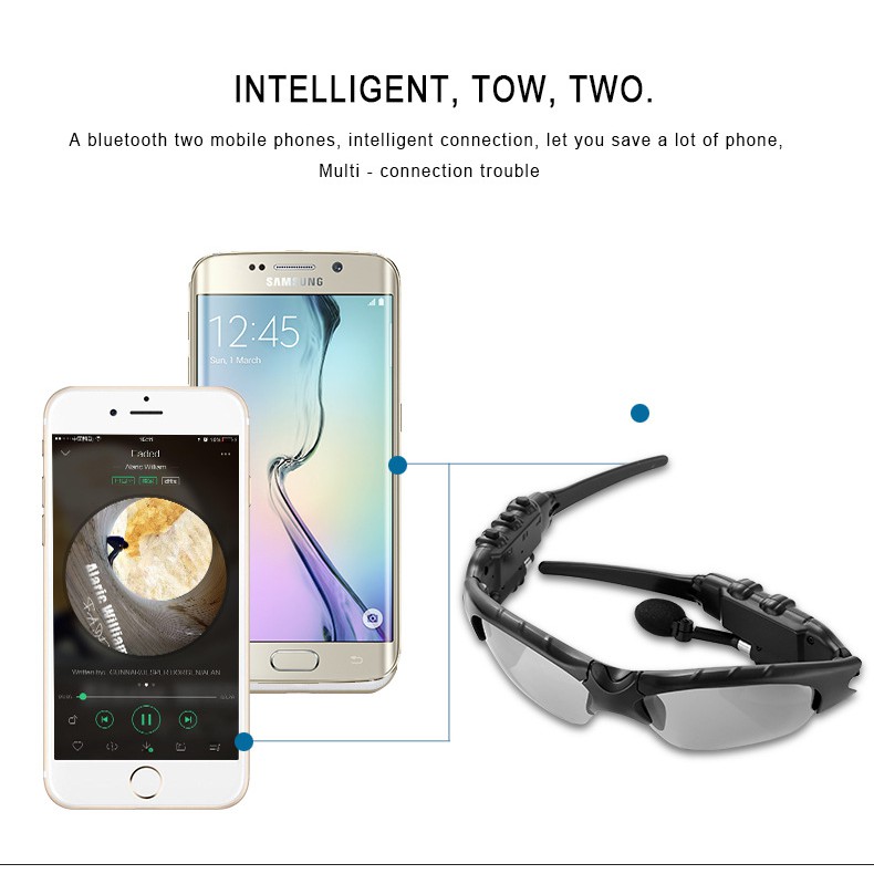 Kính râm stereo Kính thông minh Photochromic Bluetooth Bluetooth Bluetooth Bluetooth