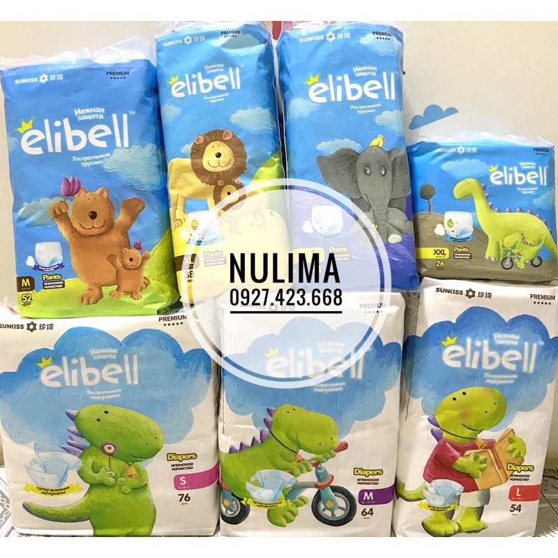 BỈM DÁN/QUẦN NỘI ĐỊA NGA ELIBELL ĐỦ SIZE S76/M64/L54/XL44 M52/L44/XL38/XXL26