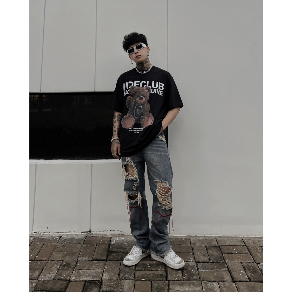 Áo thun FIDE phông unisex nam nữ form rộng ulzzang GẤU JOKER