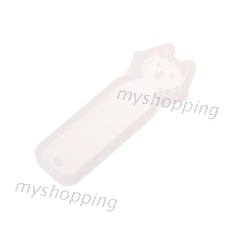 Khuôn Silicone Hình Mèo Hỗ Trợ Đánh Dấu Sách