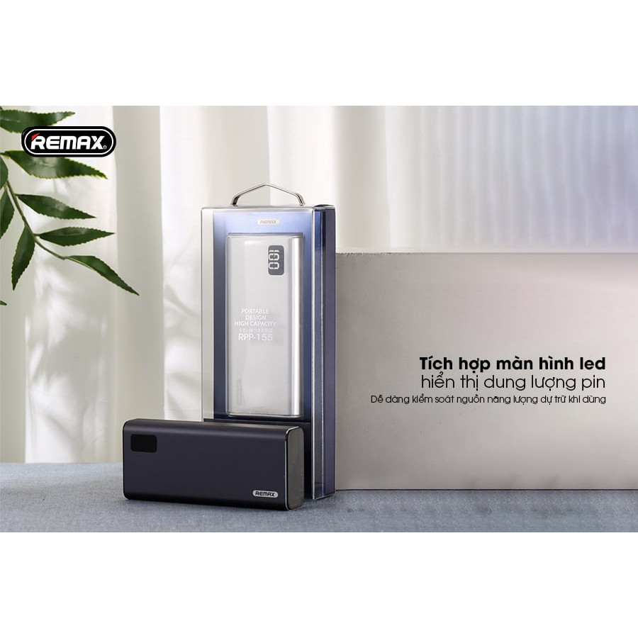 Sạc dự phòng 10000mAh Remax RPP155