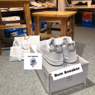 ( Ảnh thật ) Sneaker Stan Smith gót bạc