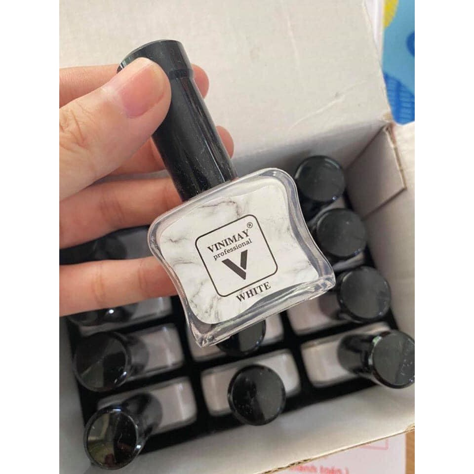 Cồn loang trắng Vinimay Design móng loang vân đá HOT 2020