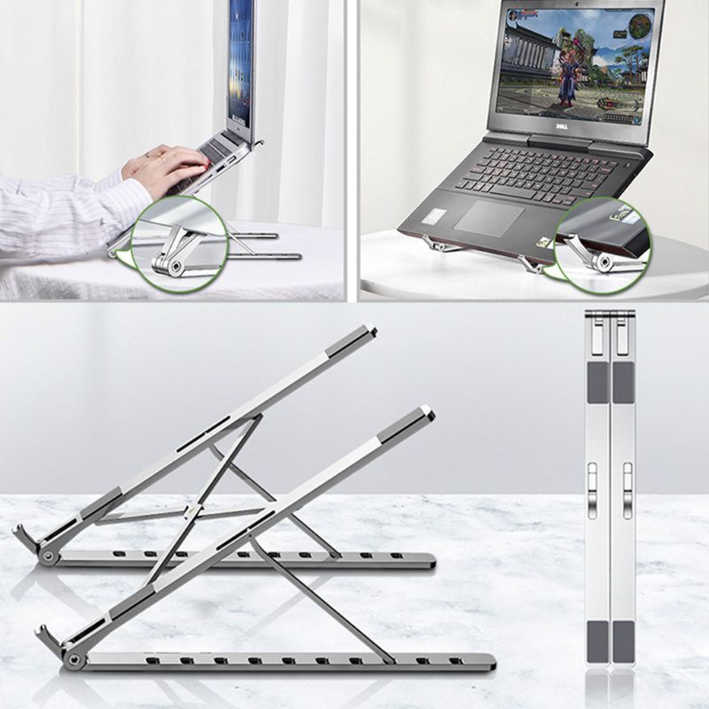 Giá Đỡ Laptop Bằng Nhôm Có Thể Điều Chỉnh Tiện Dụng