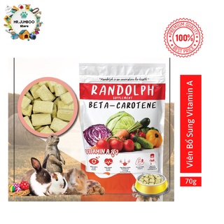 Thực phẩm hỗ trợ,viên hỗ trợ randolph bổ sung vitamin a cho hamster ,chinchilla ,thỏ ,bọ ú, sóc bắc mỹ,. nhập thailand