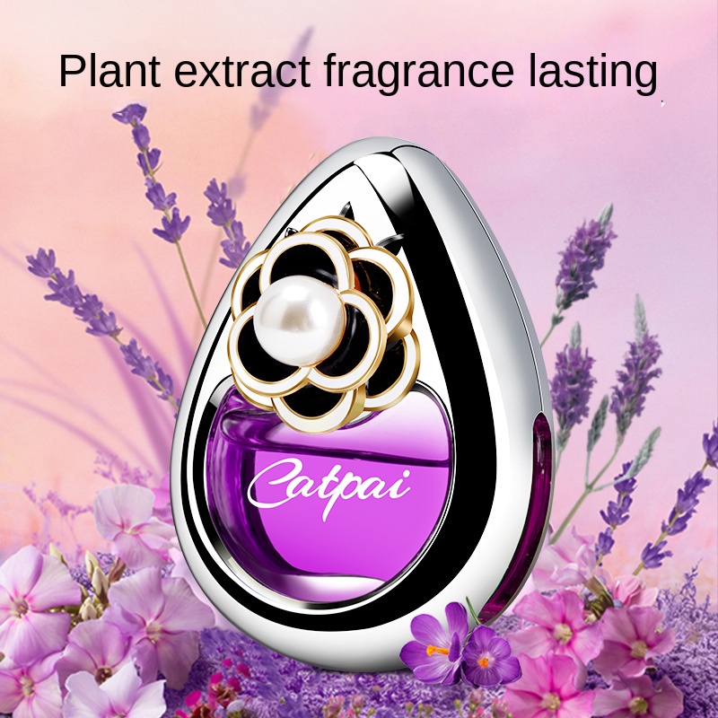 Dụng Cụ Khuếch Tán Nước Hoa Trang Trí Xe Hơi Hình Hoa Trà