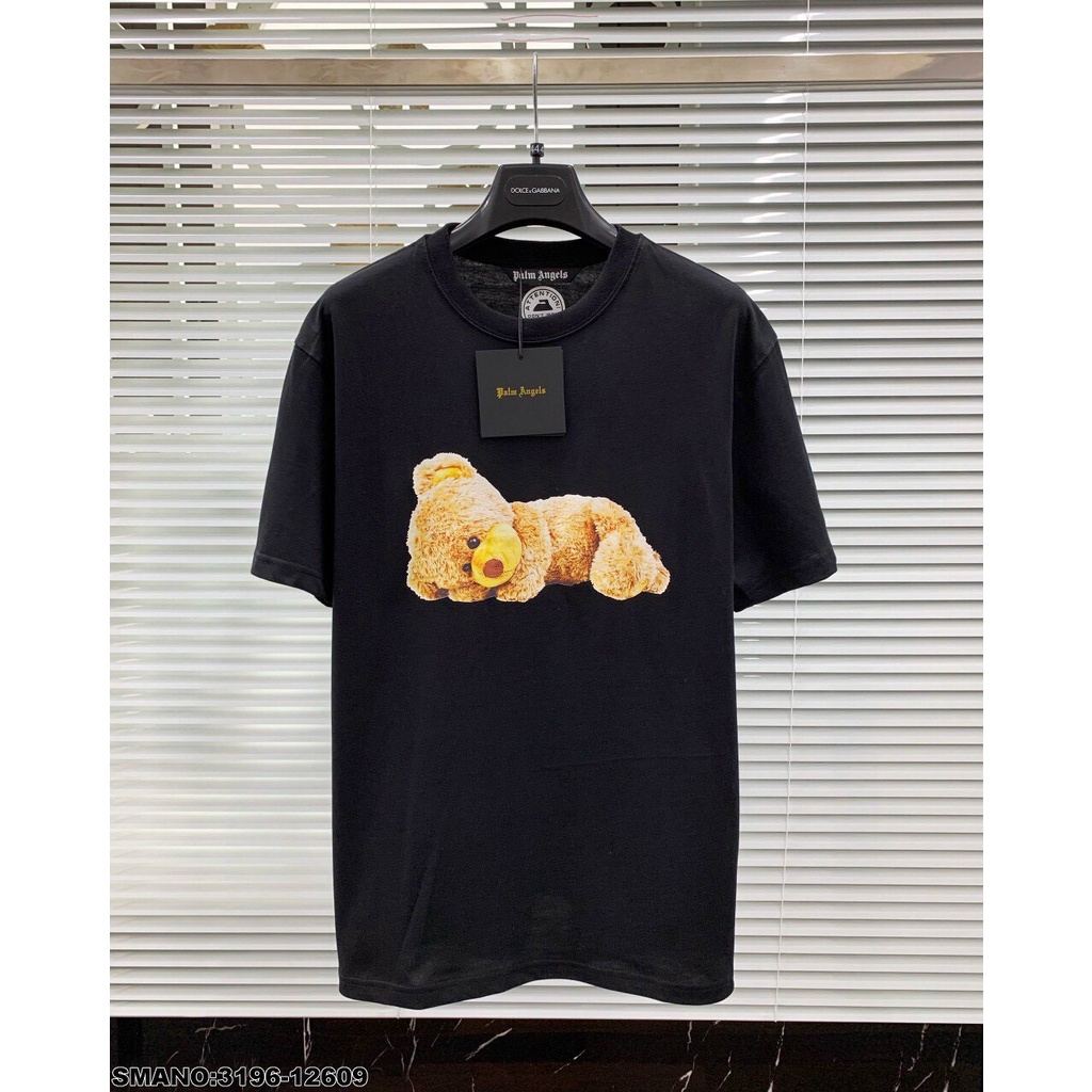 Áo thun nam nữ in Gấu 3D ngắn tay, chất cotton kiểu dáng năng động - AP40 | BigBuy360 - bigbuy360.vn