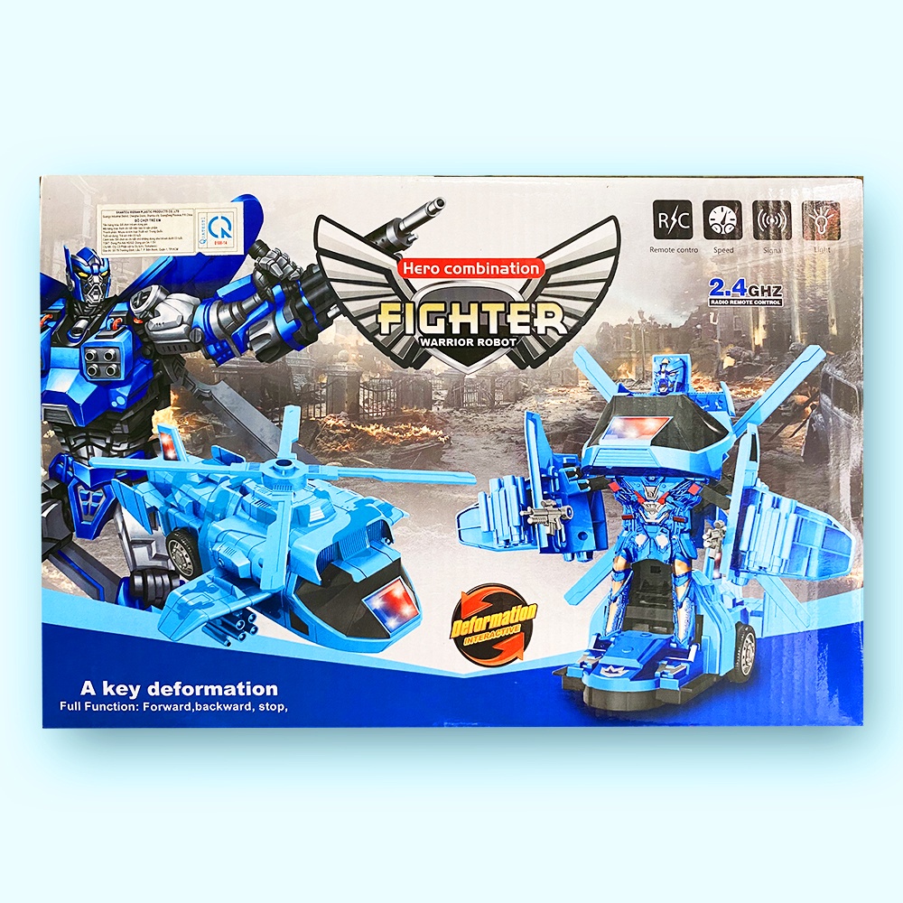 Máy bay biến hình robot cho bé tự động phát nhạc nhựa cao cấp siêu đẹp, oto biến hình, ô tô biến hình