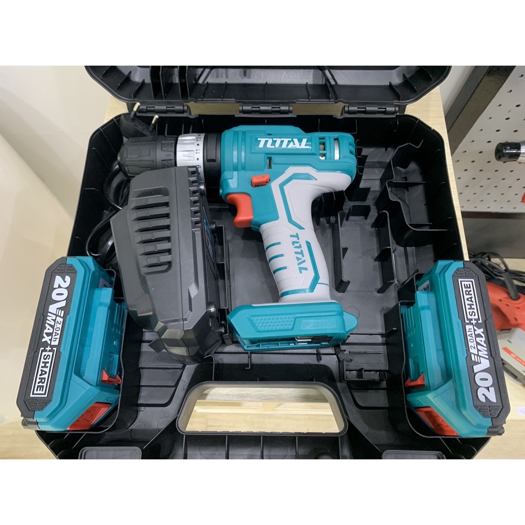 Máy khoan búa dùng pin 20V Total TIDLI20012