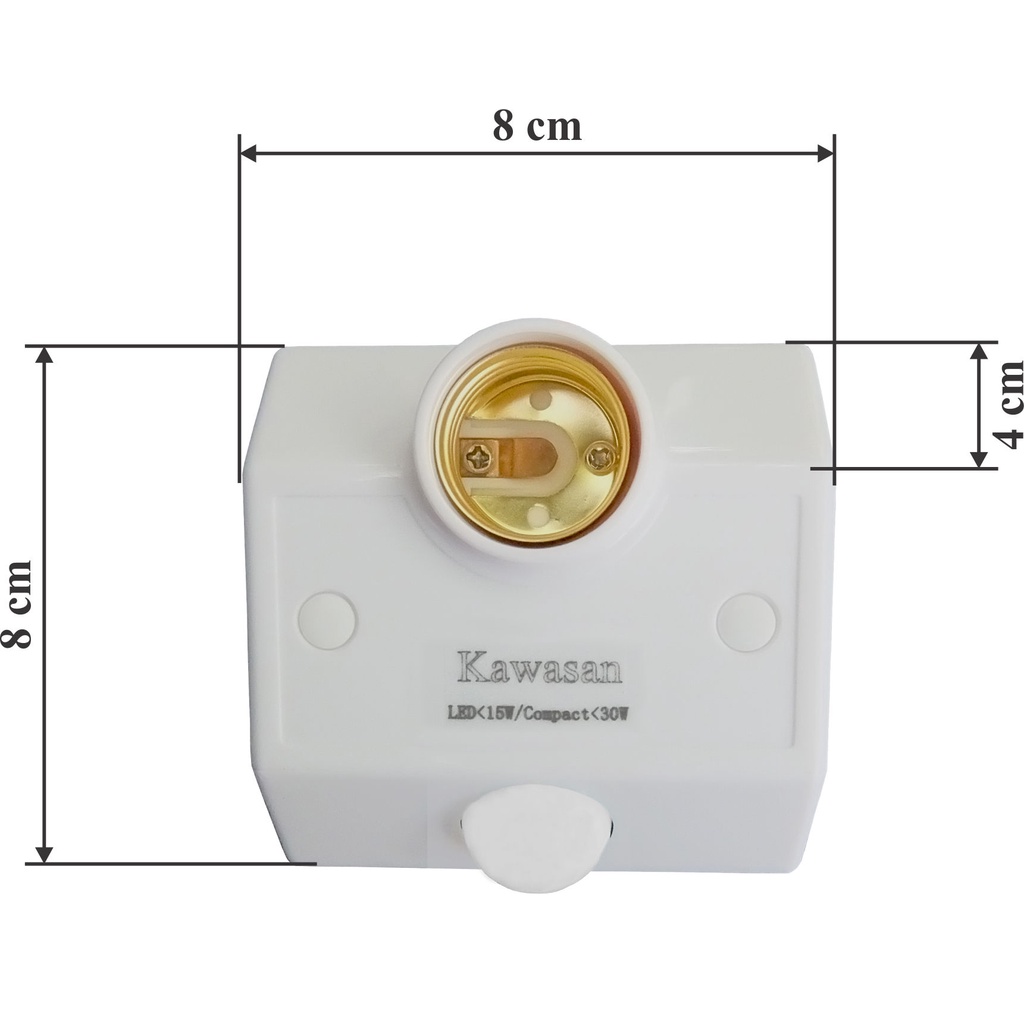 Đui đèn cảm biến vi sóng chuyển động Kawasan Kw - RS686A