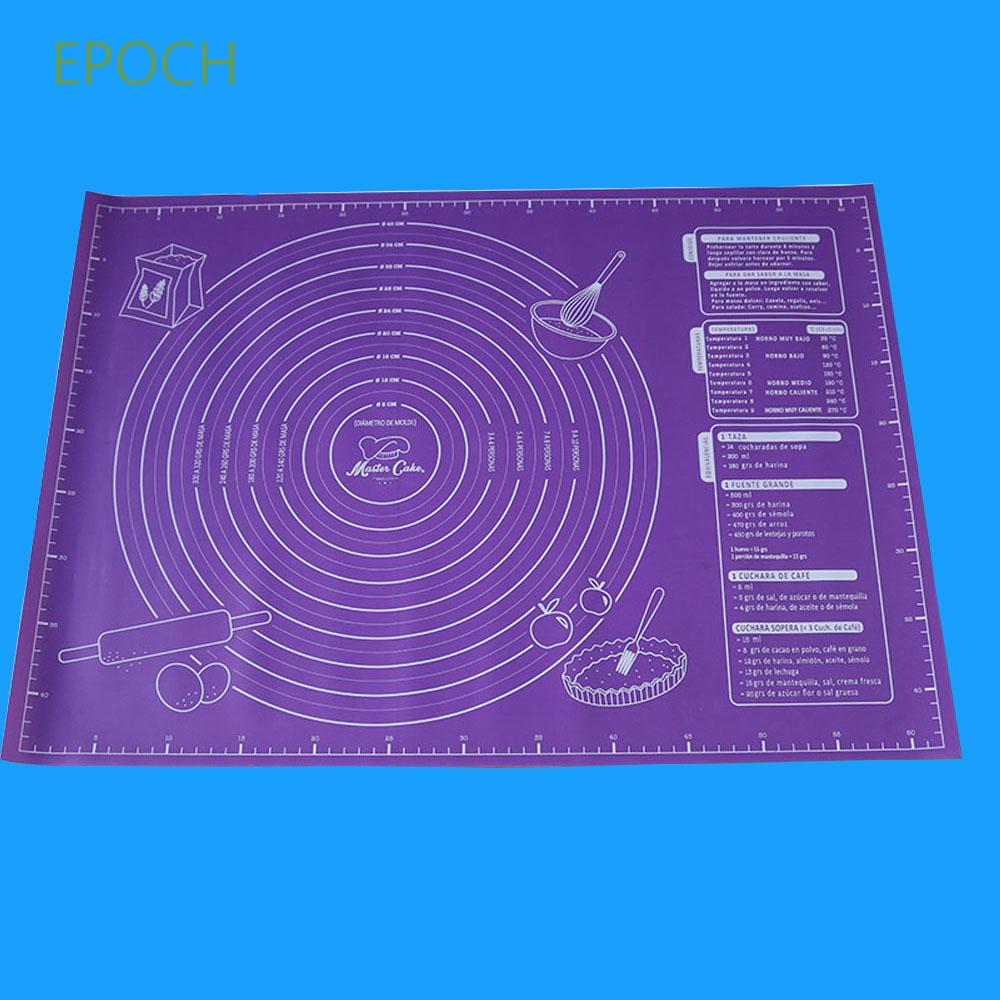 EPOCH Thảm Silicon Nhào Bột Làm Bánh Tiện Dụng 45x60cm