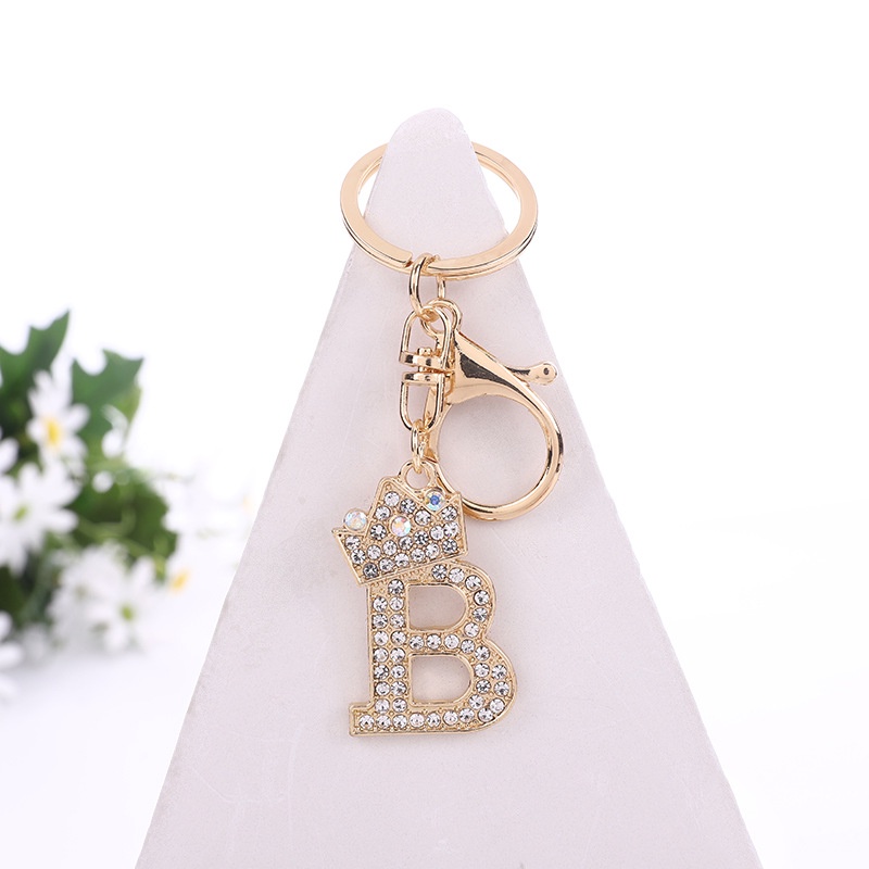 Móc Khóa Hợp Kim Kẽm Đính Đá Lấp Lánh Sang Trọng