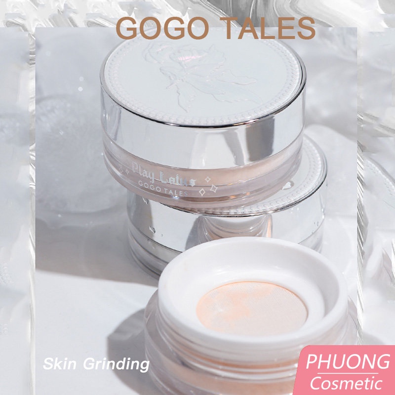 Phấn Phủ Bột GOGO TALES Kiềm Dầu Koi Play Lotus Loose Powder