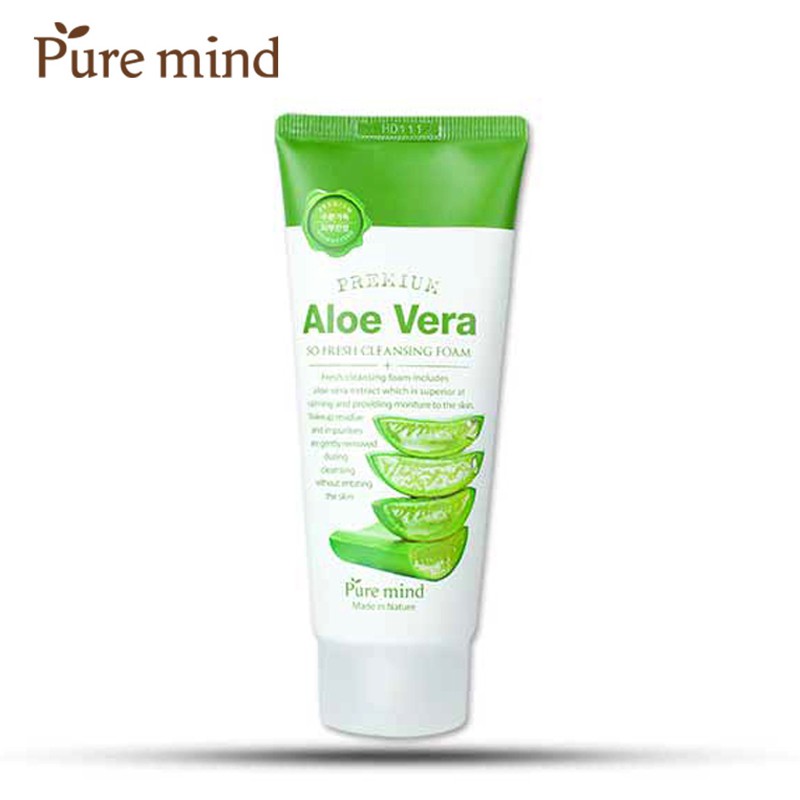 SỮA RỬA MẶT NHA ĐAM PURE MIND PREMIUM ALOE VERA 100ML