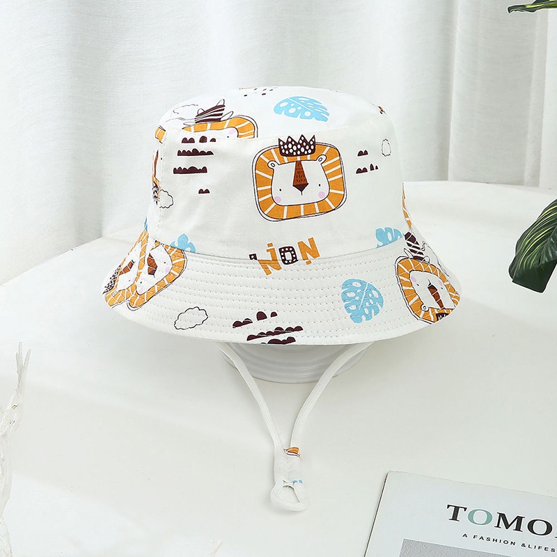 Mũ tai bèo in họa tiết hoạt hình phong cách Hàn Quốc thời trang dễ thương cho bé