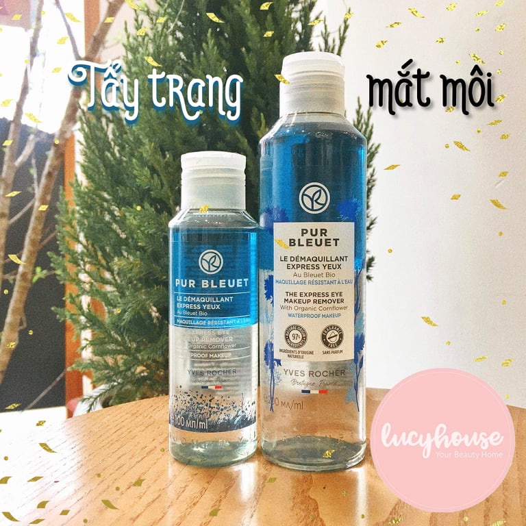 Tẩy trang mắt môi Pur Bleuet Yves Rocher 100/200ml