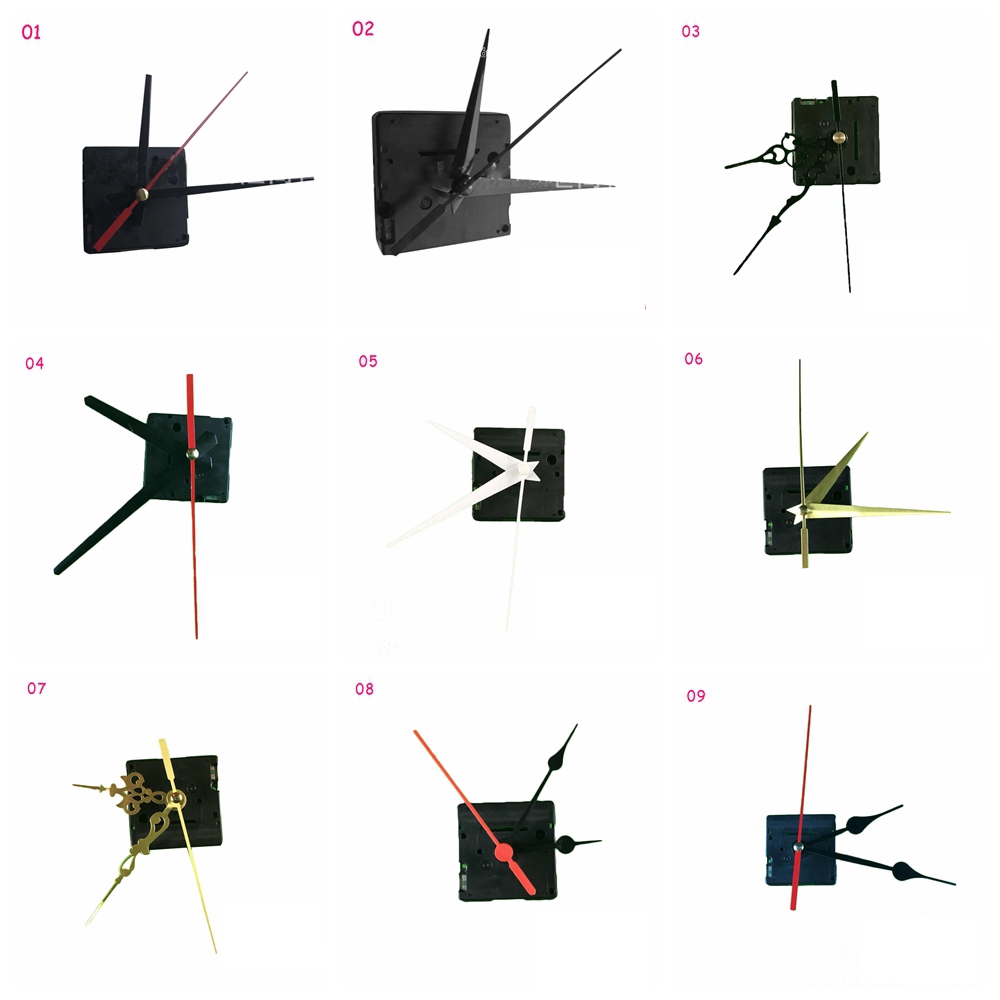Bộ máy chuyển động và kim thay thế cho đồng hồ treo tường thiết kế tiện lợi