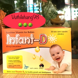 Thực Phẩm Bảo Vệ Sức Khoẻ INFANT-D bổ sung vitaminD3