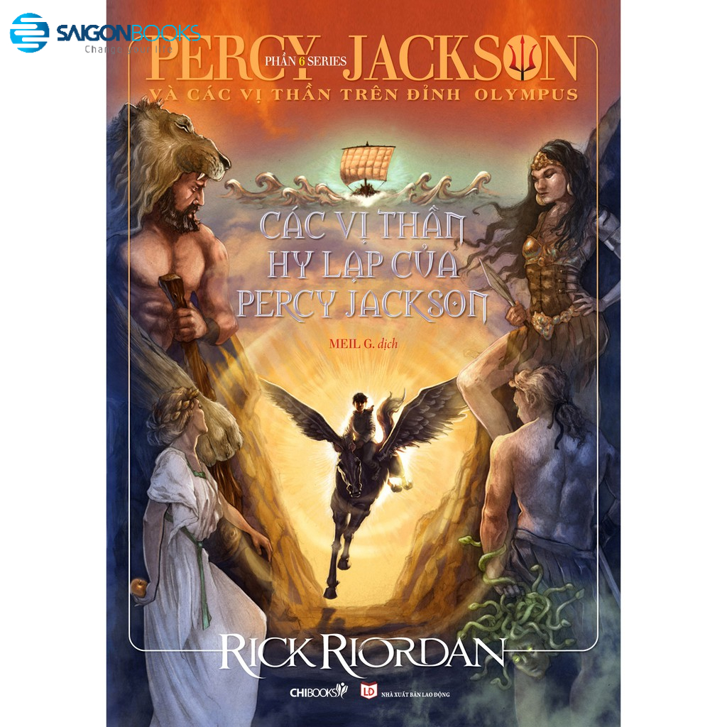 SÁCH - Các vị thần Hy Lạp của Percy Jackson TB2020 - Phần 6 series Percy Jackson và các vị thần trên đỉnh Olympus