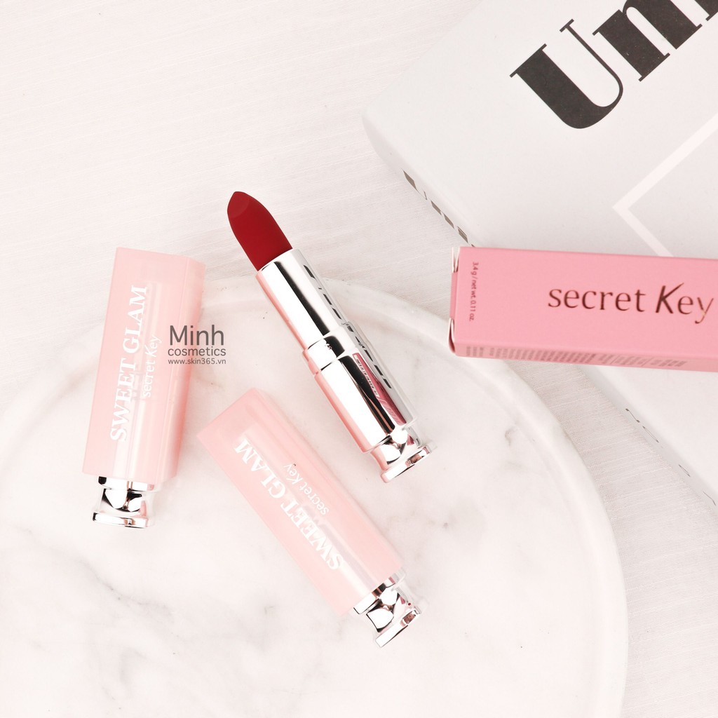 Son Thỏi Secret Key Sweet Glam The Fit Lipstick