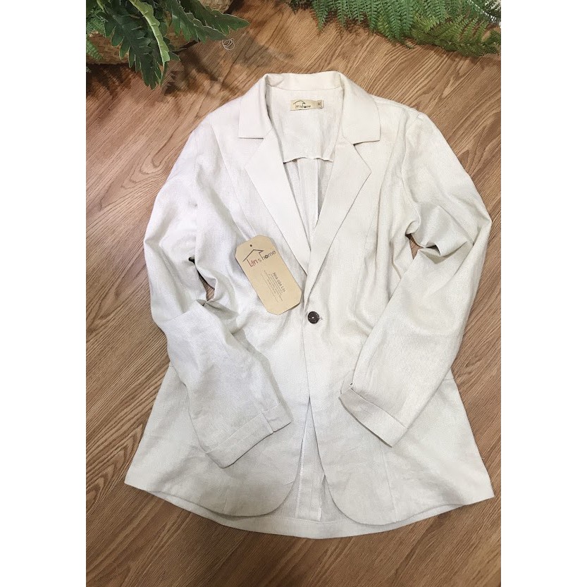 S052 - ÁO BLAZER LINEN