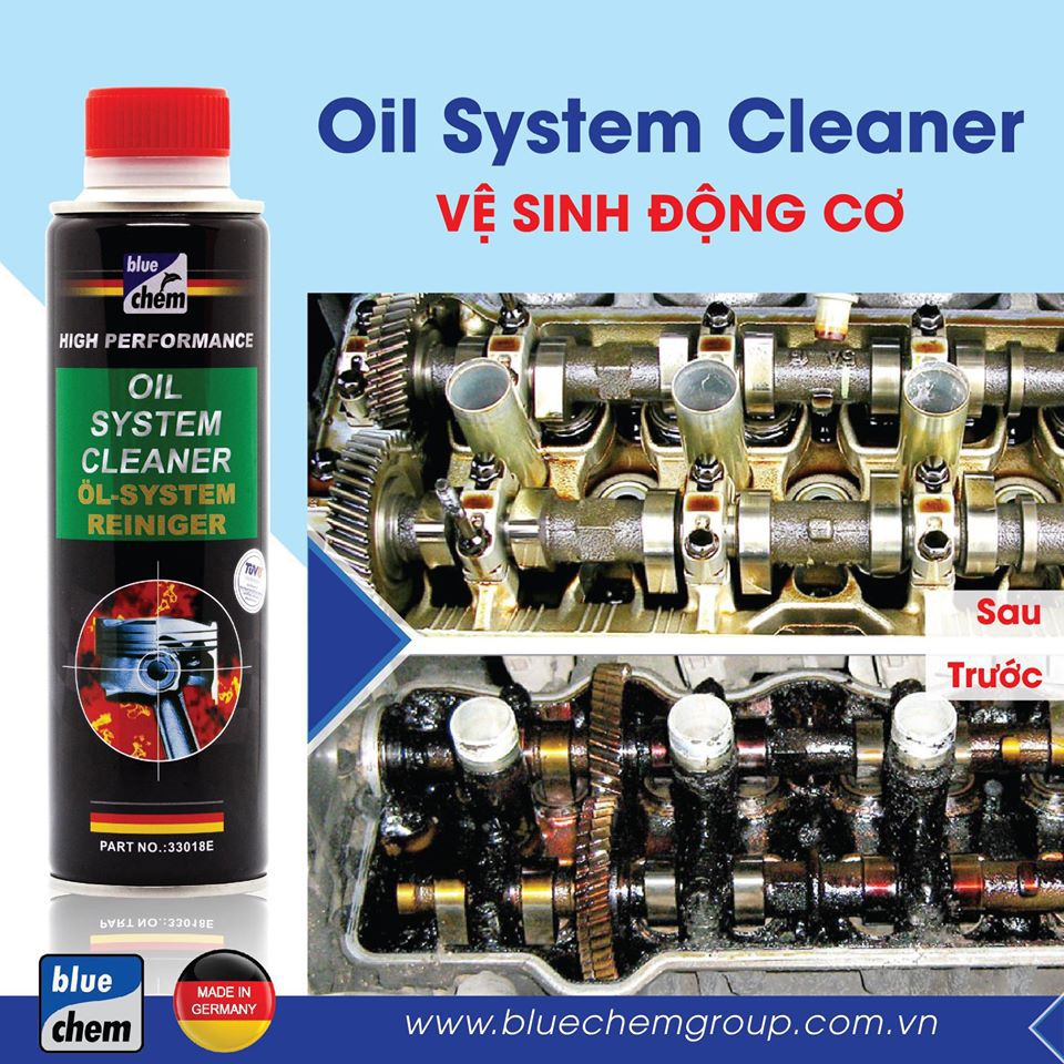 < FREE SHIP > vệ sinh động cơ PKL , ô tô Bluechem oil system cleaner