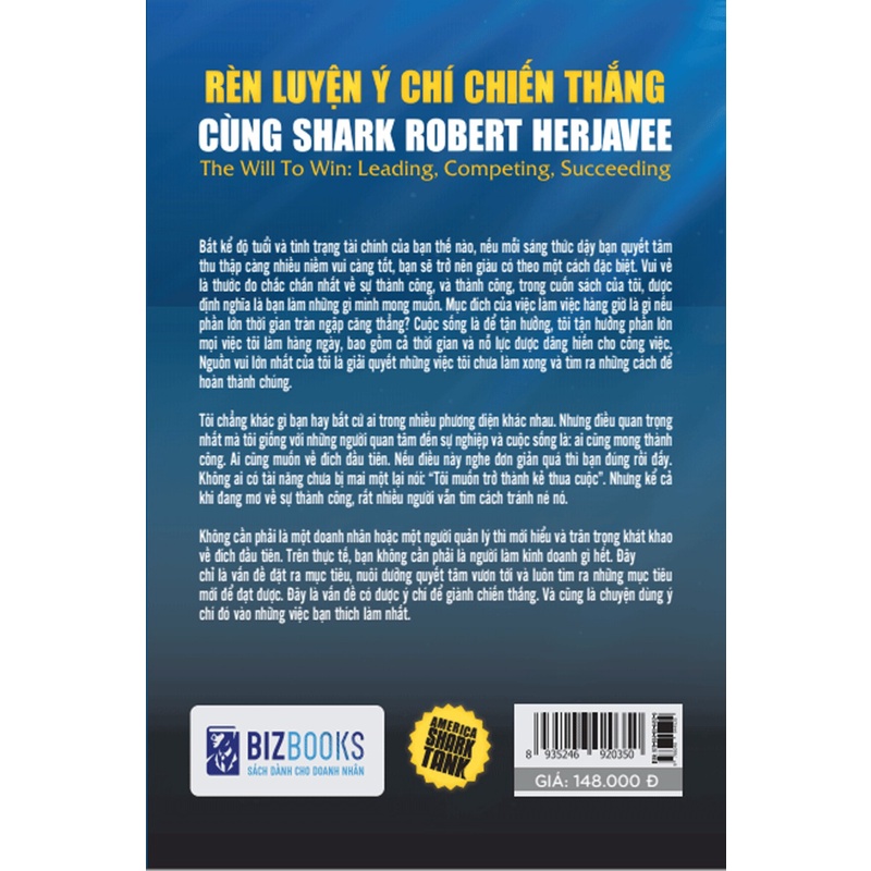 Sách - Rèn Luyện Ý Chí Chiến Thắng Cùng Shark Robert Herjavec Mcbooks