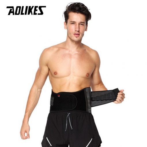 Đai lưng tập gym có lò xo hỗ trợ Aolikes AL7990