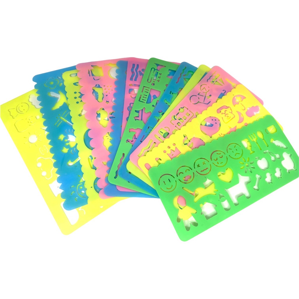Khuôn chơi Đất Nặn an toàn cho bé Bột Nặn TAKACOL khuôn in thẻ nhựa nhiều hình dạng cho bé thỏa sức sáng tạo