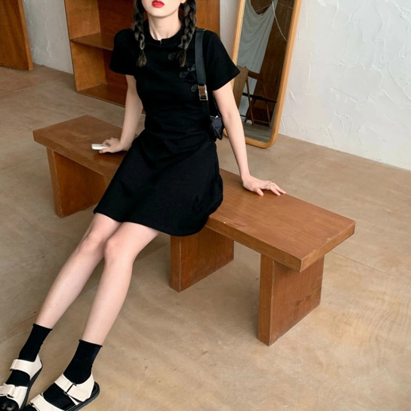 Đầm Ngắn Dáng Chữ A Thiết Kế Mới Xinh Xắn Thời Trang Dành Cho Nữ