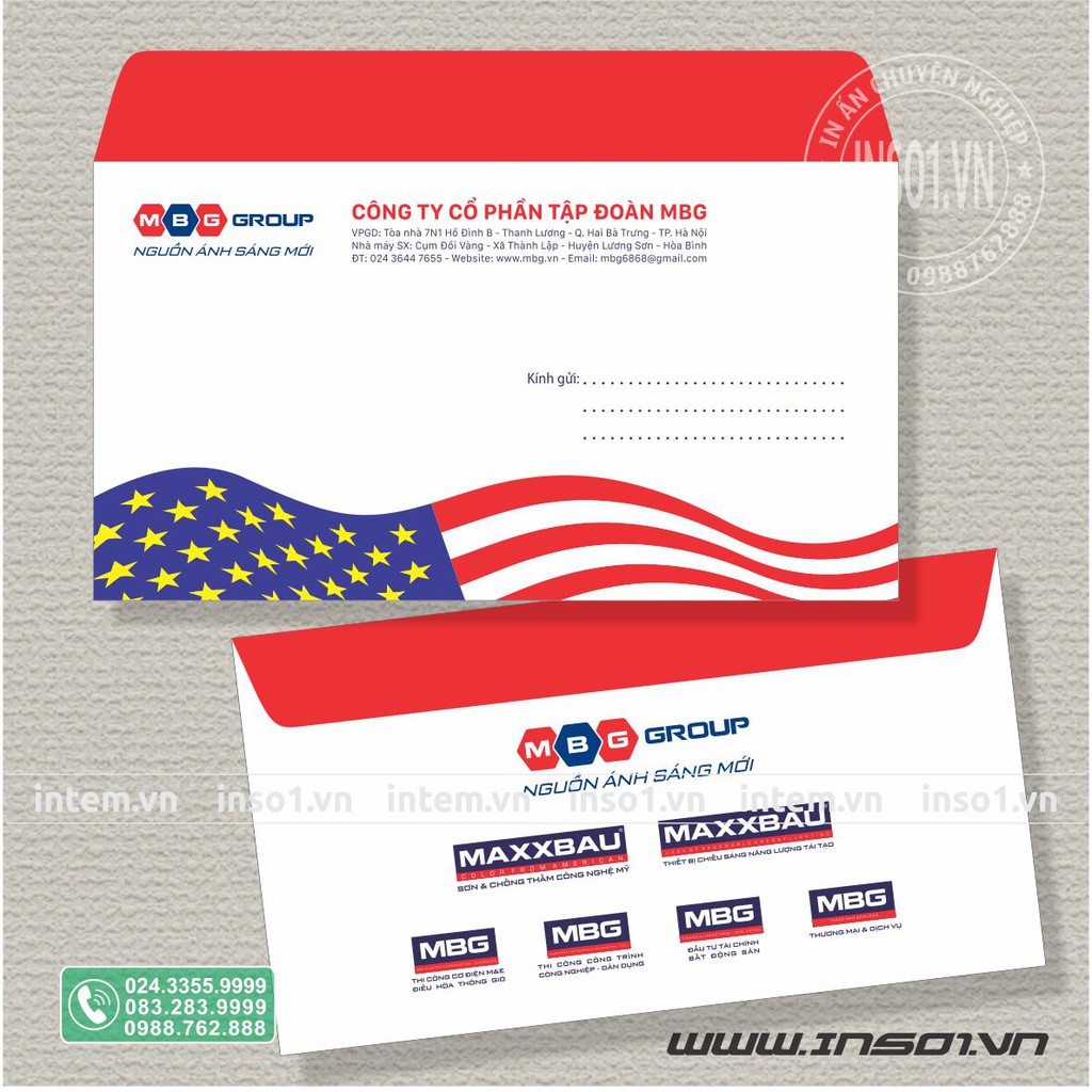 IN PHONG BÌ THƯ THEO YÊU CẦU