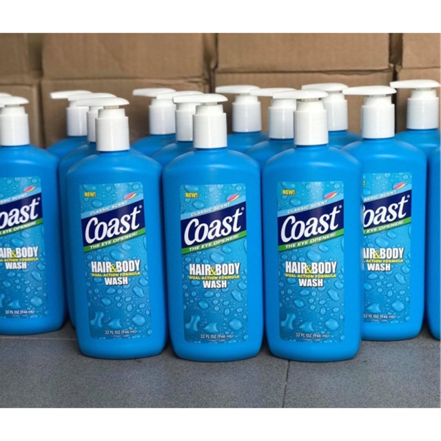 Sữa tắm gội coast cho nam