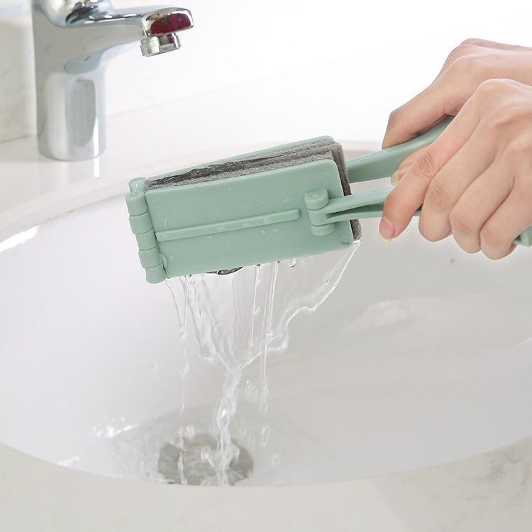 Dụng cụ vệ lau vệ sinh kính nhà cữa tạo bọt biển gấp gọn 22*5*8cm đa năng