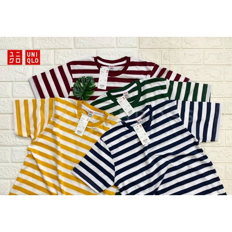 Uniqlo Áo Thun Trơn Thời Trang Cao Cấp Cho Nam Nữ