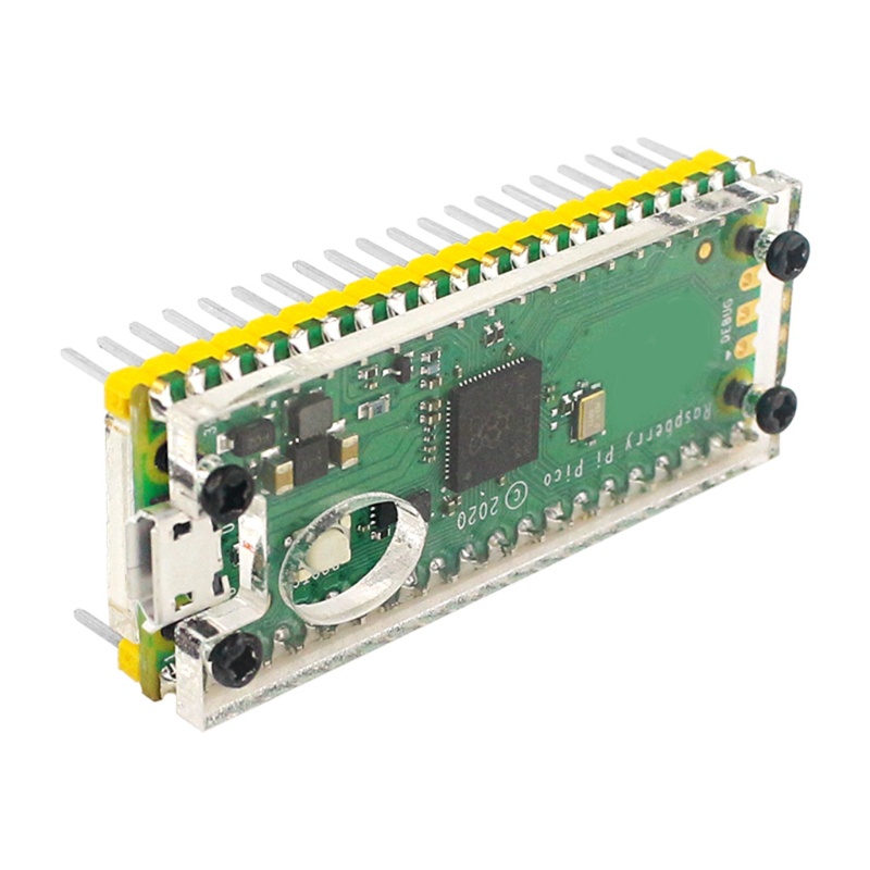 Vỏ Acrylic Cứng Trong Suốt Chống Sốc Cho Bảng Điều Khiển Raspberry Pi Pico