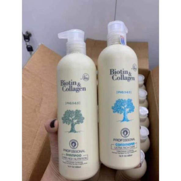 Dầu gội Biotin mềm mượt chống rụng kích thích mọc tóc dầu gội cặp biotin  500ml – 1000ml biotin & chollagen | BigBuy360 - bigbuy360.vn